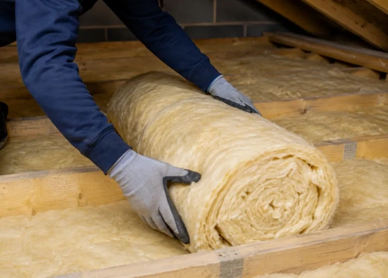 Loft Insulation Installation – AI Generated Image